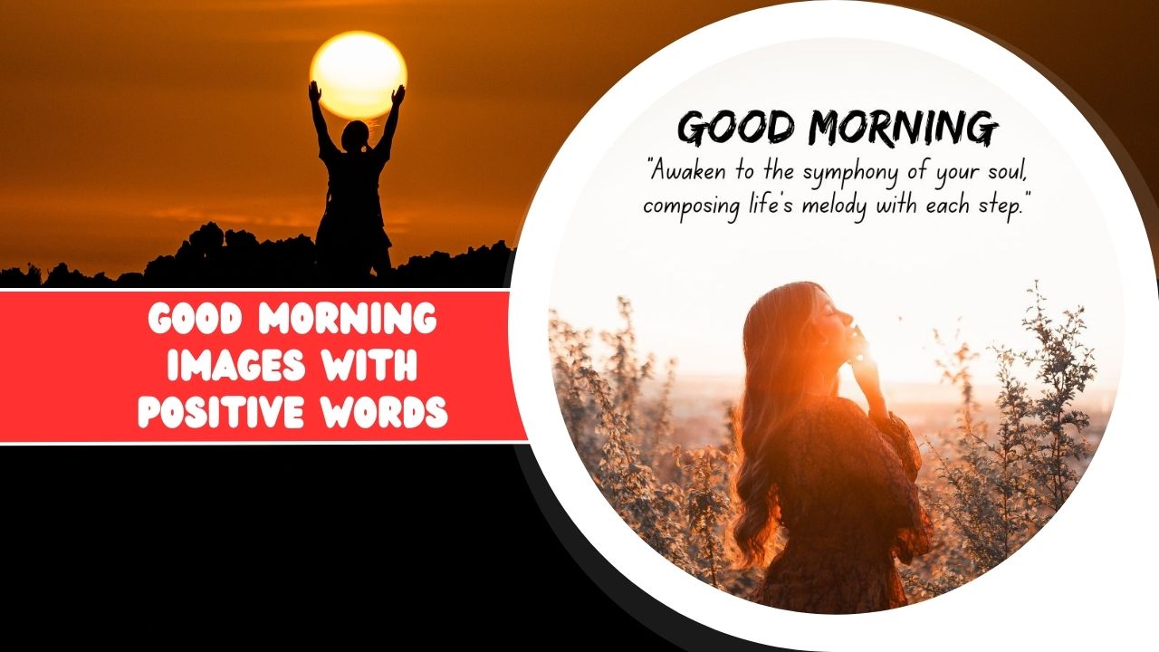 A split image with two parts: on the left, a silhouette of a person holding the sun above their head against an orange sky. On the right, a woman looking upward bathed in sunlight with