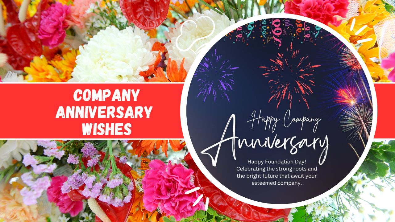 company anniversary wishes