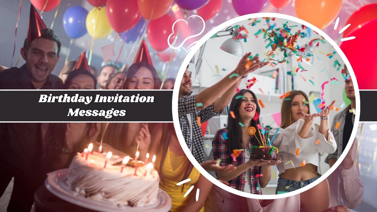 birthday invitation messages