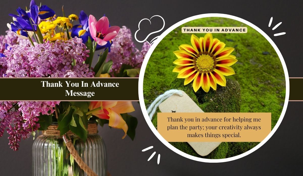 thank you in advance message