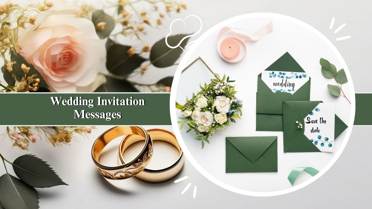 wedding invitation message