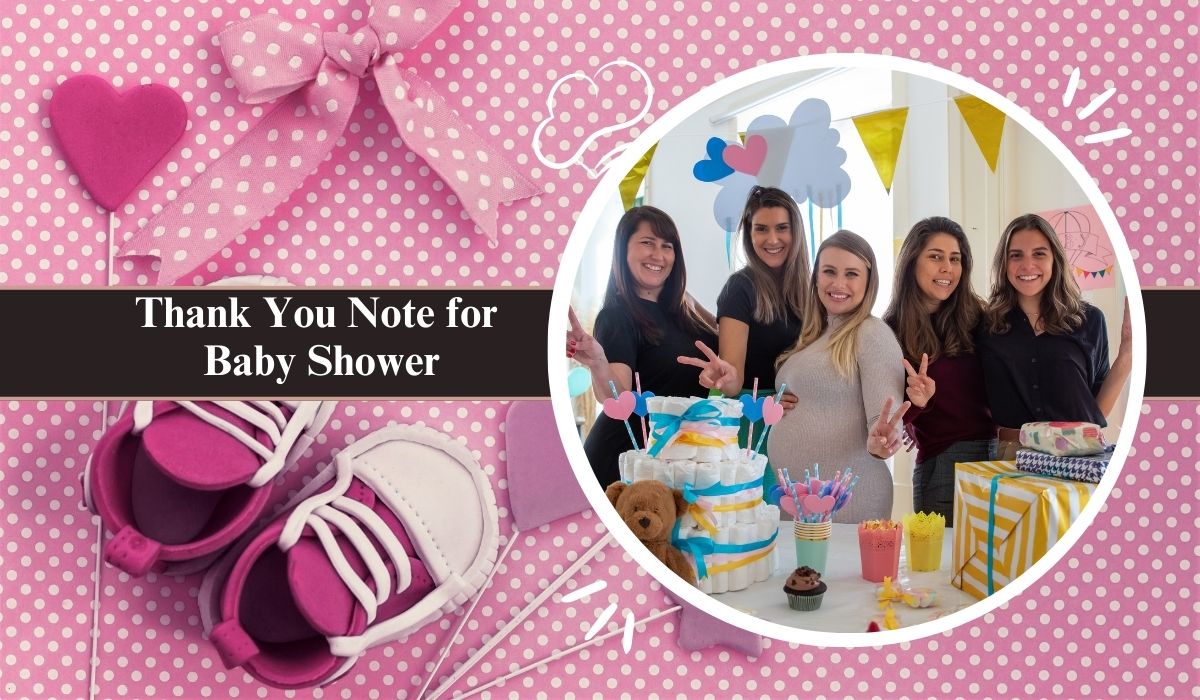 Thank You Note for Baby Shower