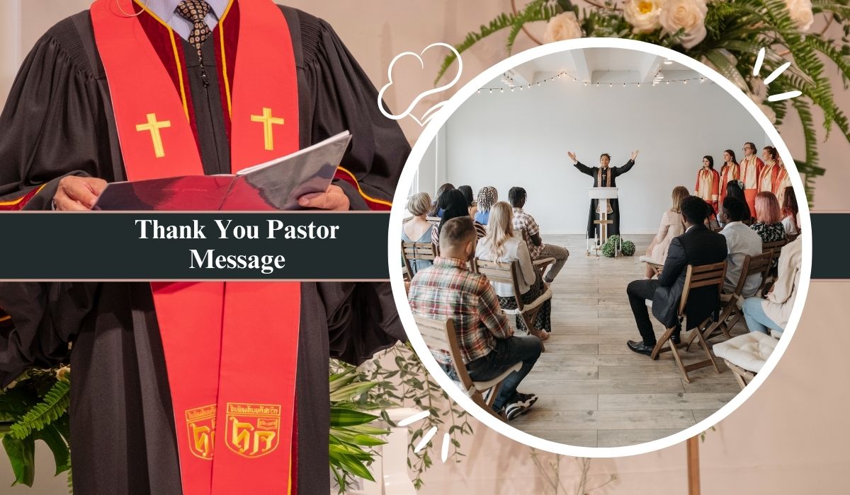 Thank You Pastor Message
